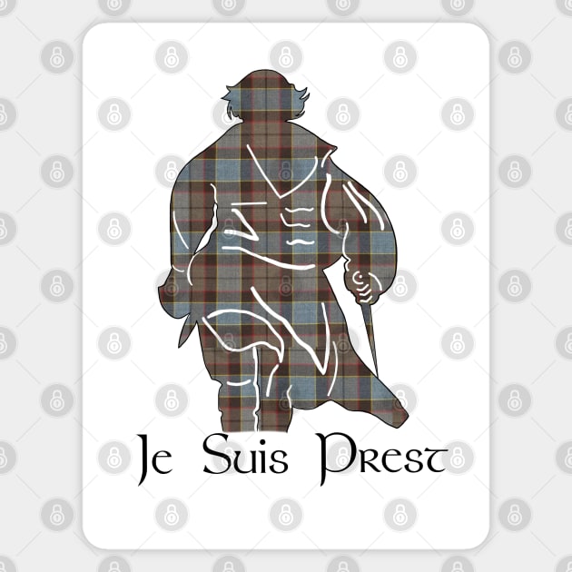 Jamie at Culloden Sticker by theroseandraven